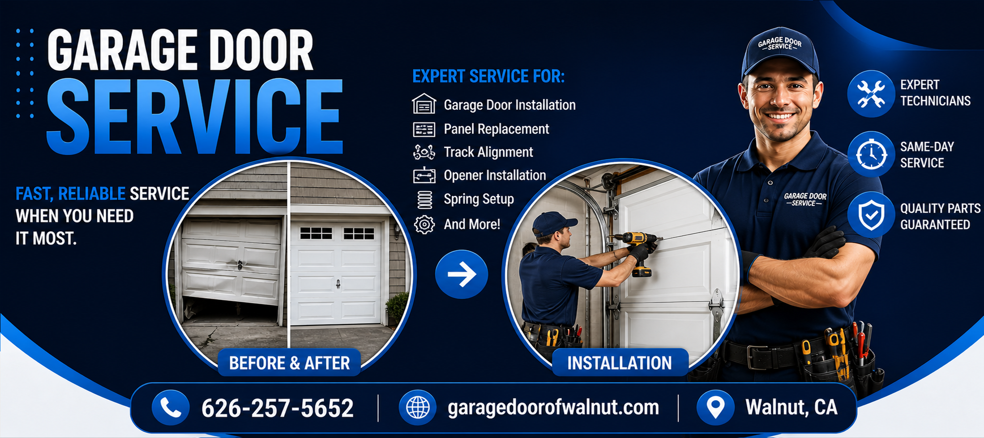 Garage Door Of Walnut CA