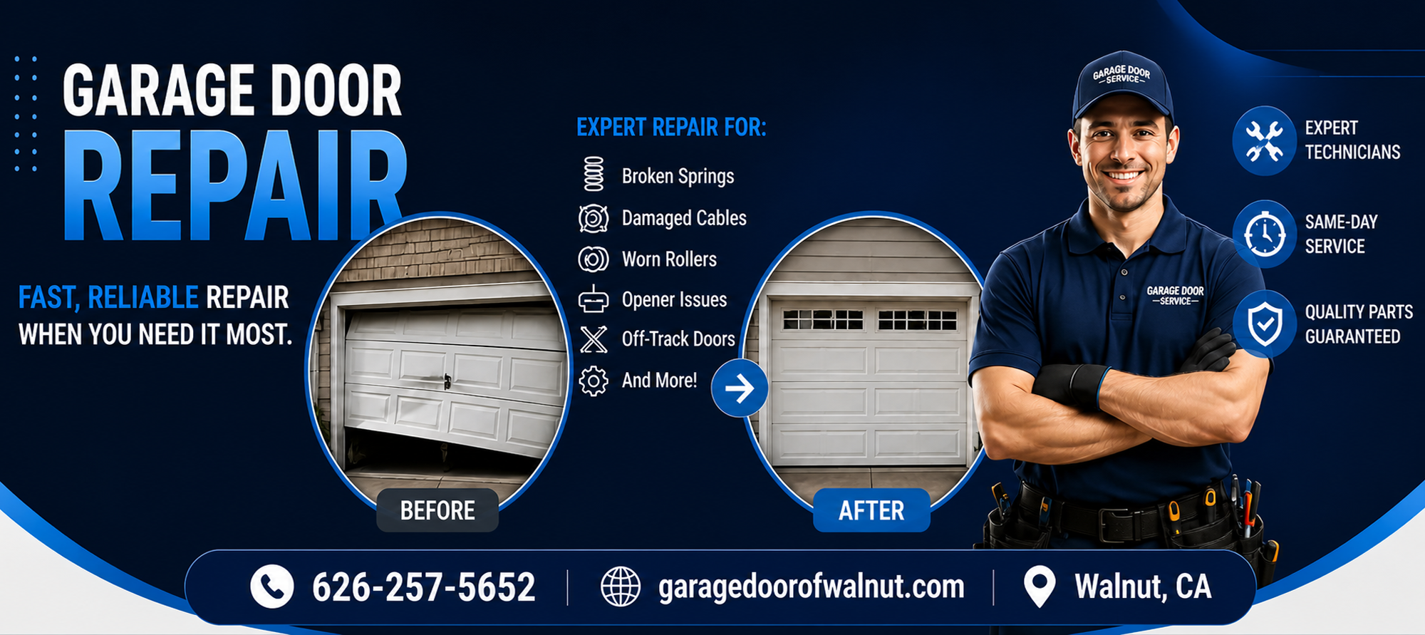 Garage Door Of Walnut CA